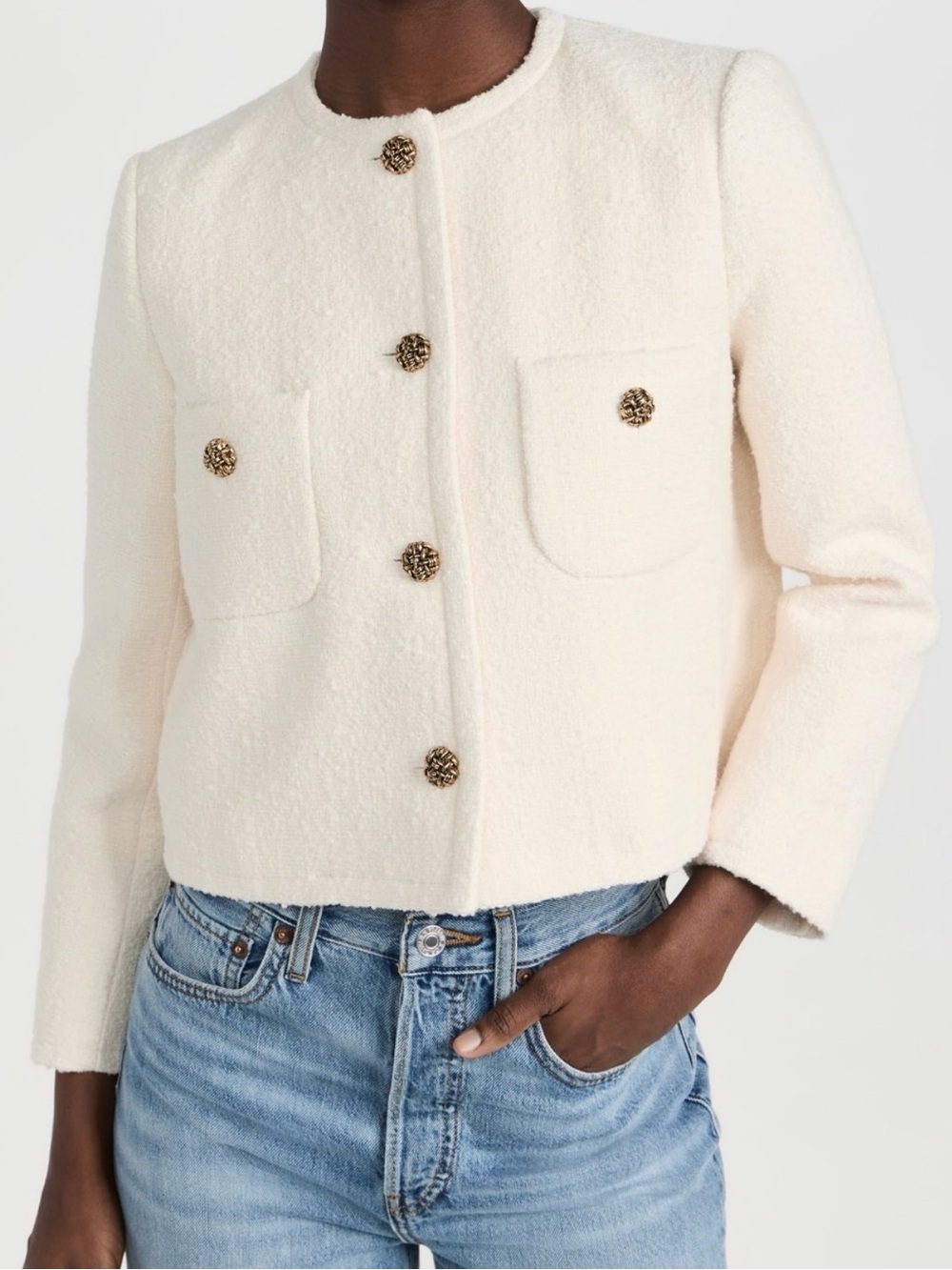 BA&SH Meredith jacket in cream XS